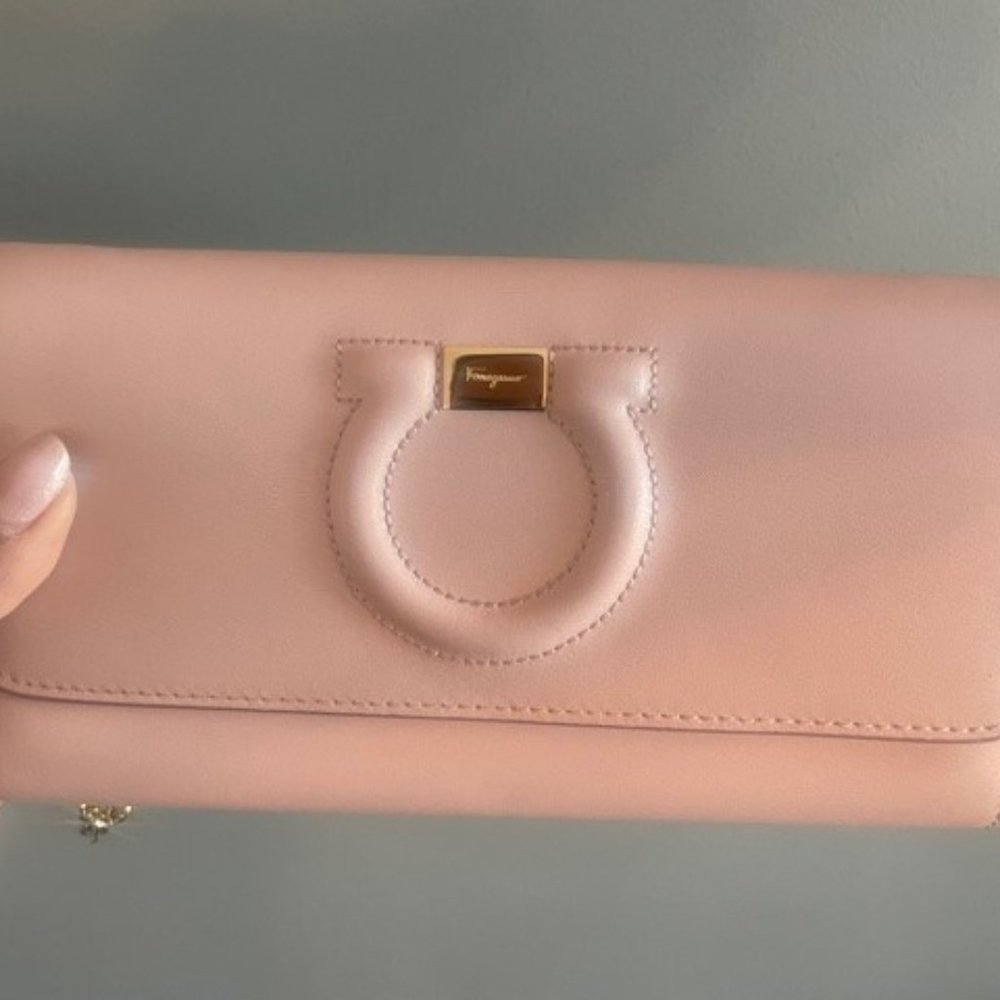 Salvatore Ferragamo Gancini Wallet on a Chain (BRAND NEW!)